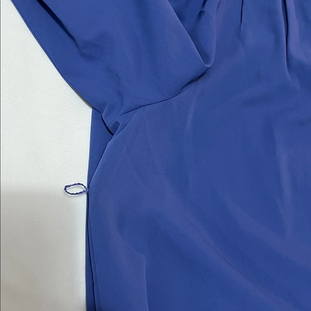LOFT Purple Long Sleeve Maternity Dress - Picture 5 of 6